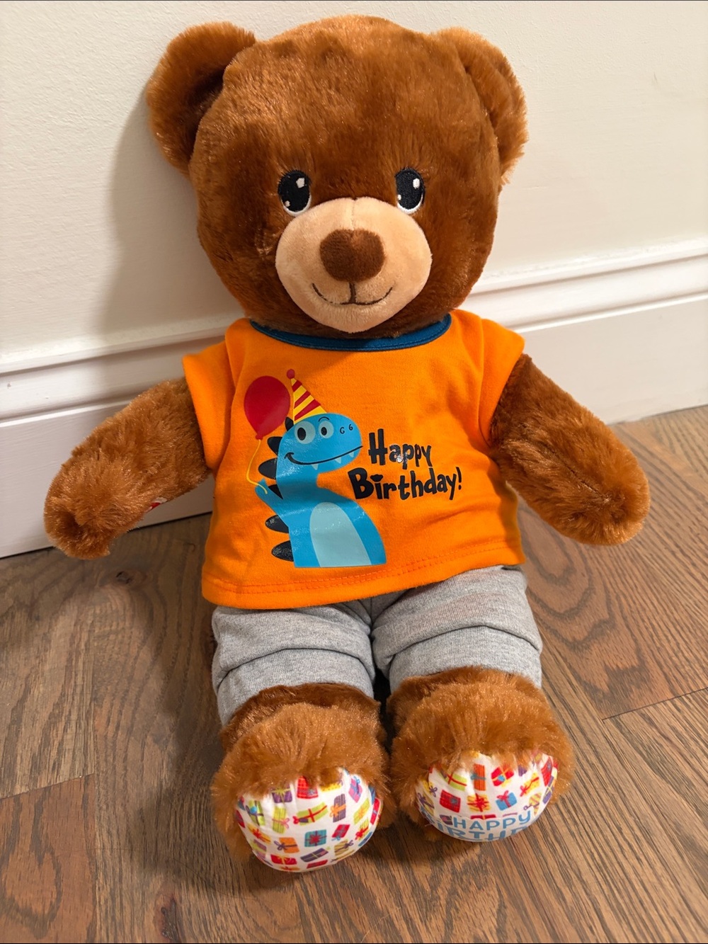 Build a Bear Birthday Bear EUC